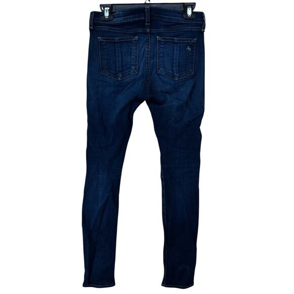 Rag & Bone Low rise skinny jeans in dark blue women’s size 26 - Picture 3 of 10